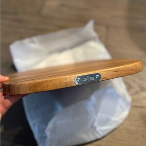 New! All-Clad SQUARE Acacia Wood Trivet 12.25” sq.